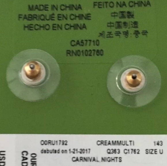 Kate Spade Carnival Nights Ice Cream Cone Earrings - Picture 3 of 3